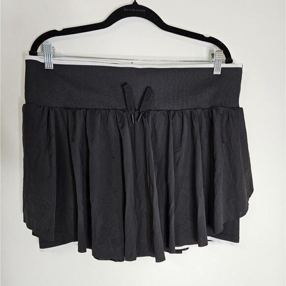 All In Motion Black Flowy Athletic Skort Micro Mini Womens Size 2XL - Picture 2 of 7